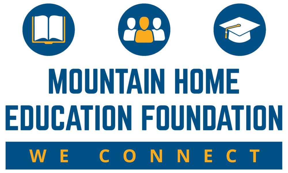 a logo for Mountain Home Education Foundation