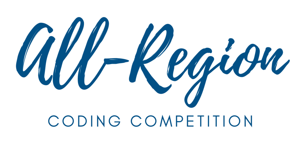 a graphic that says all region coding competition