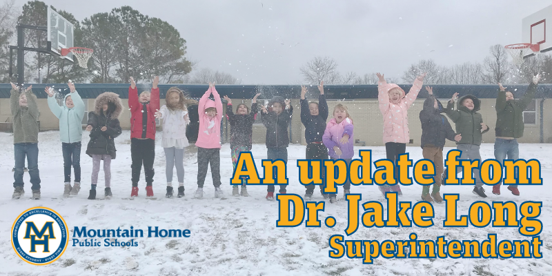 a graphic that says "an update from Dr. Jake Long"