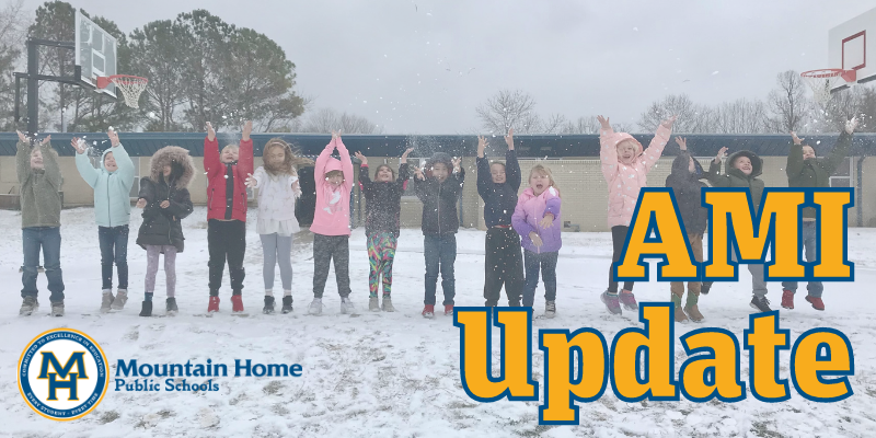a graphic that says AMI Update