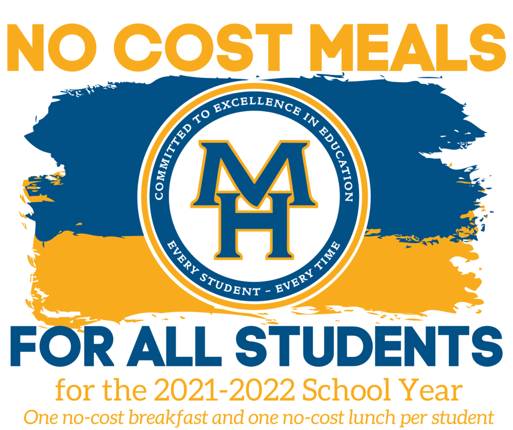 All students receive one no-cost breakfast and one no-cost lunch this year!