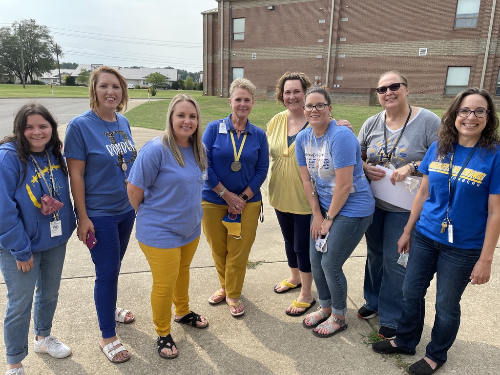 Teachers posing