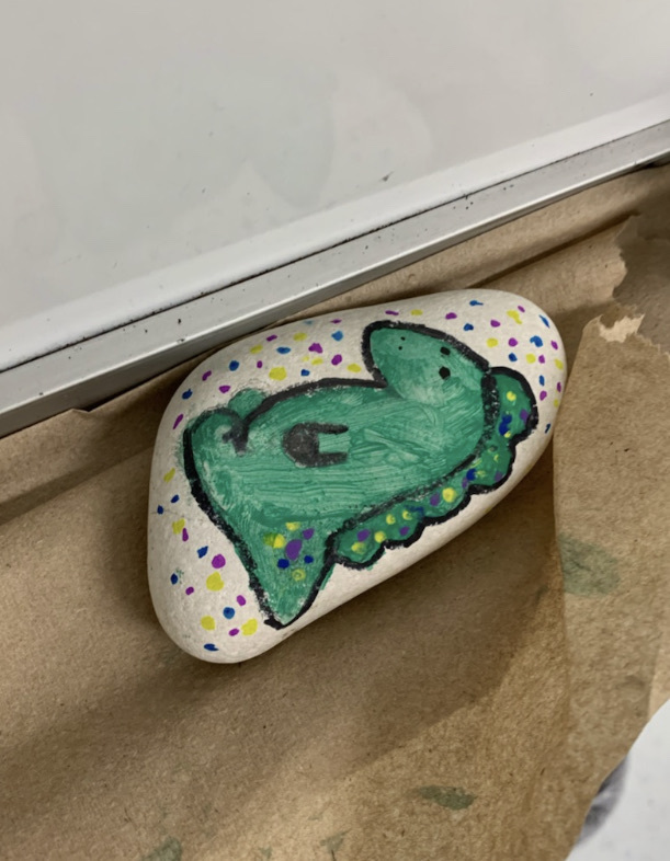 Painted rock