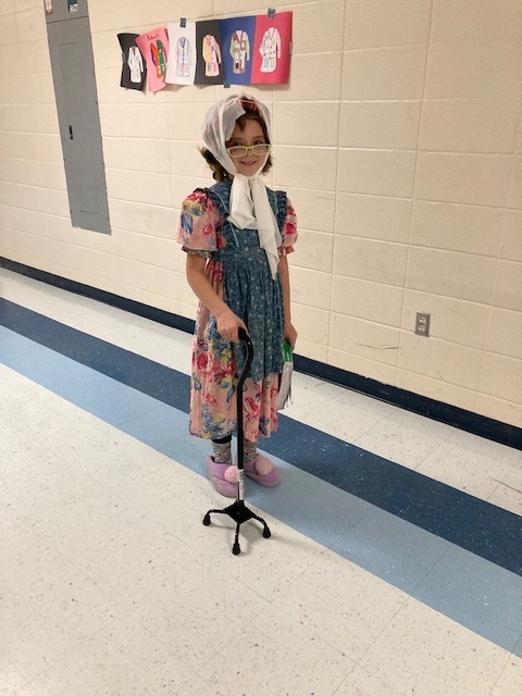 old lady costume