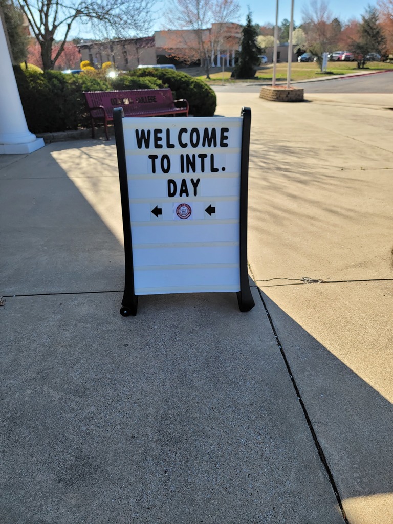 welcome to international day sign