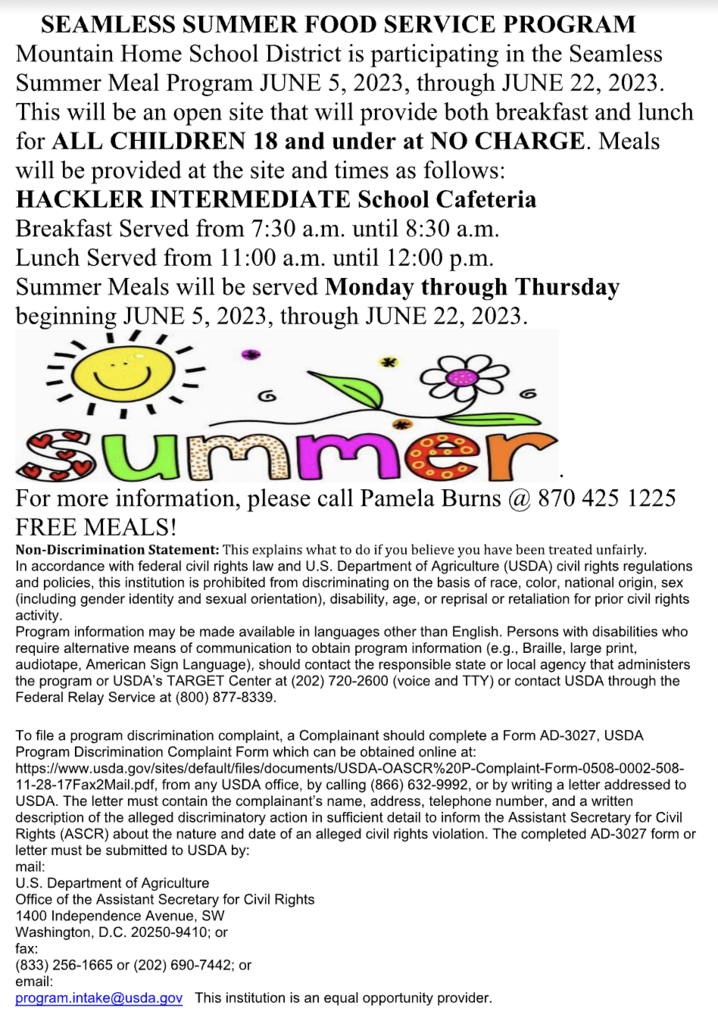 seamless summer food program information